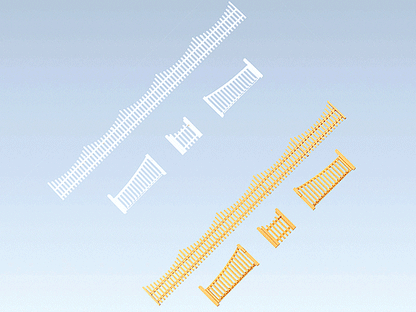 Faller 180410 HO Garden Fence with Gates