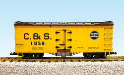 USA Trains R16021A G, 40' Wood Refrigerator Car, CS, 1057