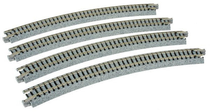 Kato 20-140 Unitrack N 15" (381mm) Radius Curve 30 Degree (4 Pieces)