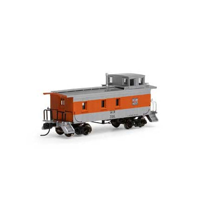 Athearn 12092 N, 3 Window Wood Side Caboose, Western Pacific, WP, 724