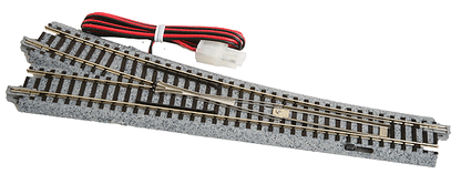 Kato 20-203 N Unitrack, #6 Remote Right Hand Turnout 28 1/4" Radius (718mm), 186mm Length