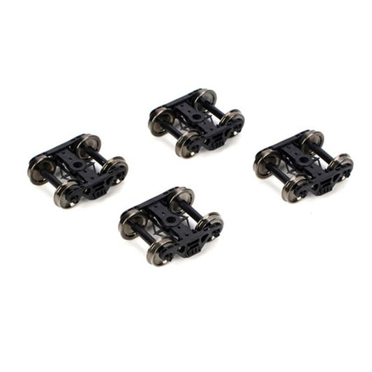Athearn Genesis 4595 HO, 100 Ton Roller Bearing, Metal Wheels, .110 Tread, 2 Pair