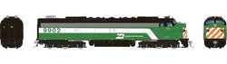 Rapido 28812 HO, EMD E9A with HEP, ESU LokSound, BN, 9915