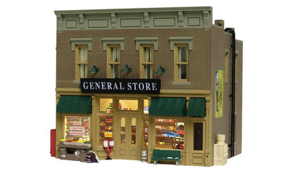 Woodland Scenics 4925 N Luebner's General Store, Built Up
