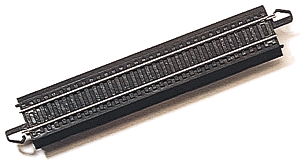 Bachmann 44411 HO Steel EZ 9" Straight, Black Roadbed (4 Pieces)