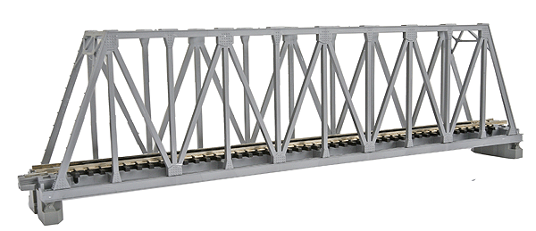 Kato 20-433 N, Single Truss Bridge, 9 3/4", (248mm), Silver, 1pc