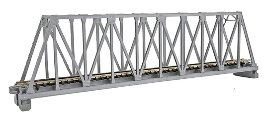 Kato 20-433 N, Single Truss Bridge, 9 3/4", (248mm), Silver, 1pc