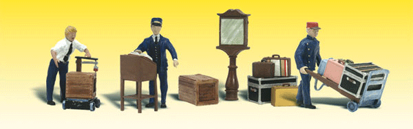 Woodland Scenic Accents 2211 N, Depot Workers, Accessories, 12 Pieces