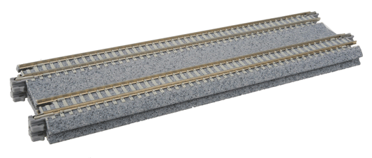 Kato 20-012 N Unitrack 7-5/16" (186mm) Double Track Straight Concrete Ties (2 Pieces)