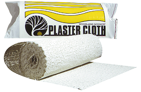 Woodland Scenics C1203 Plaster Cloth, 10 Square Feet (8 inch x 5 yards)
