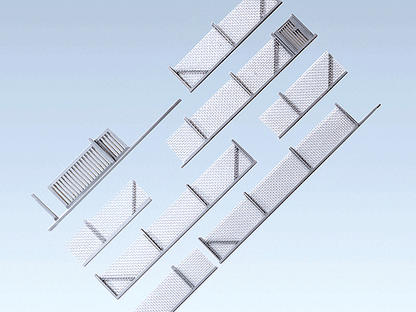 Faller 180433 HO Metal Industrial Fencing