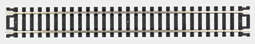 Atlas 821 HO, Code 100, 9" Straight, 6 Pieces