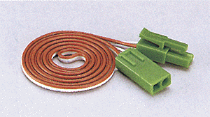 Kato 24-826 Unitrack 35" (90cm) Extension Cord, AC (Brown/White)