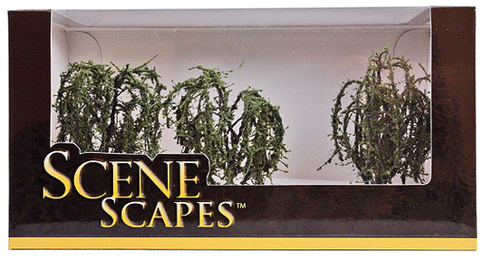 Bachmann Scene Scapes 32014, Willow Trees, 3" to 3.5", 3 Trees