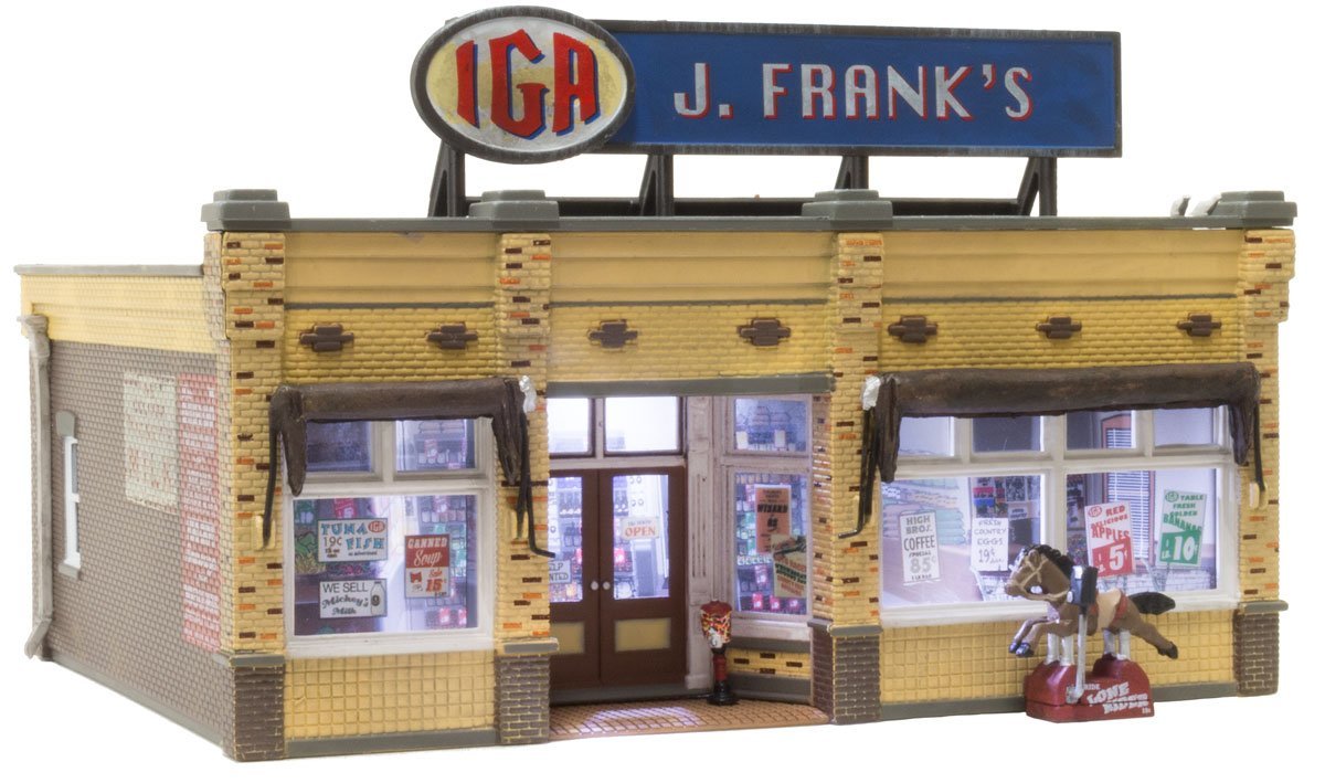 Woodland Scenics 5050 HO, J. Frank's Grocery, Built n Ready
