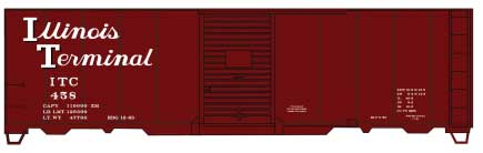 Accurail 3565 HO, 40' Riveted Steel Box Car, IT, 458 - House of Trains