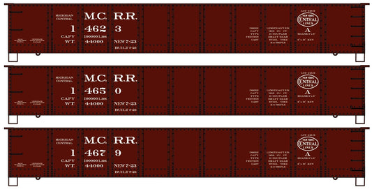 Accurail 37714 HO 41' Steel Gondola 3 Pack, Michigan Central, MCRR, 14623, 14650, 14679 - House of Trains