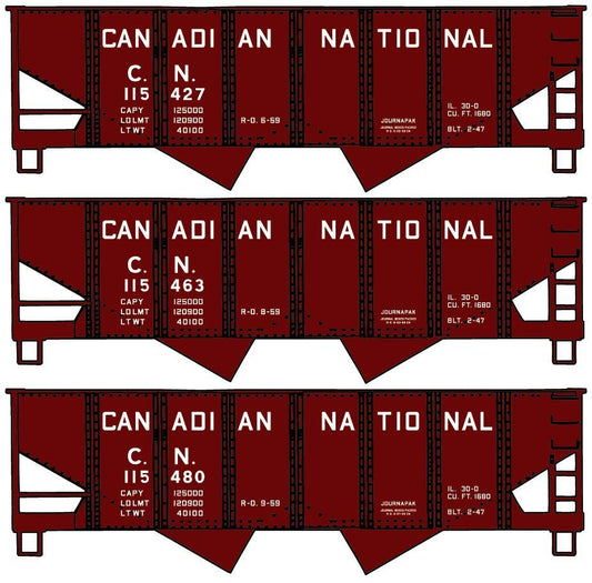 Accurail 81451 HO, USRA 55 - Ton Twin Hopper, Canadian National, CN, 115427 - House of Trains