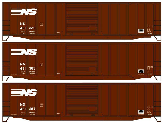 Accurail 81471 HO, 50' Steel Boxcar, Norfolk Southern, Single Car from 3 - pack - House of Trains