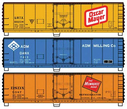 Accurail 8164 HO, 3 - Pack, 40' Plug Door Steel Reefer - House of Trains