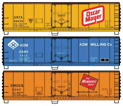 Accurail 8164 HO, 3 - Pack, 40' Plug Door Steel Reefer - House of Trains