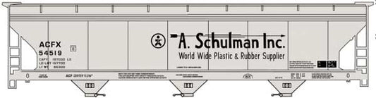 Accurail 81763 HO, ACF 3 - Bay Covered Hopper, ACFX, 54519 - House of Trains