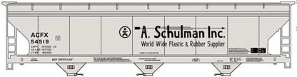 Accurail 81763 HO, ACF 3 - Bay Covered Hopper, ACFX, 54519 - House of Trains