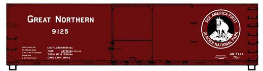Accurail 81921 HO, 40' Box Car, Great Northern, Random Number - House of Trains