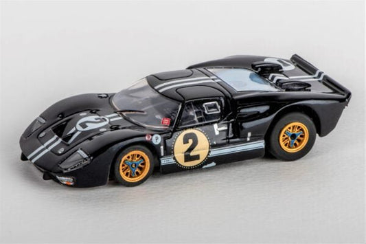 AFX 22031 HO, MegaG+, Collector Series Clear, Ford GT40 Mark IIB, Sebring, 2, Black - House of Trains
