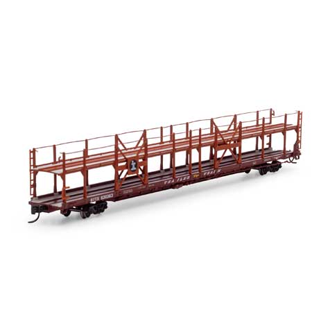 Athearn 15039 N, F89F 89'8" Auto Rack Flat Car, Illinois Central, BTTX, 930363 - House of Trains