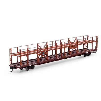 Athearn 15039 N, F89F 89'8" Auto Rack Flat Car, Illinois Central, BTTX, 930363 - House of Trains