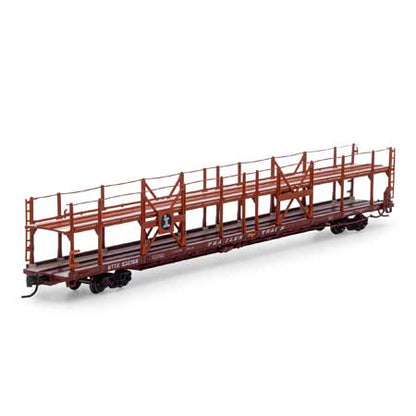 Athearn 15040 N, F89F 89'8" Auto Rack Flat Car, Illinois Central, BTTX, 930368 - House of Trains
