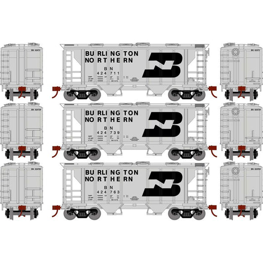 Athearn 15417 HO, PS 2003 Covered Hopper, 3 Pack, BN - House of Trains