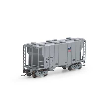 Athearn 17062 N, PS 2600 2 - Bay Covered Hopper, Union Pacific, BKTY, 1318 - House of Trains