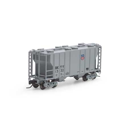 Athearn 17063 N, PS 2600 2 - Bay Covered Hopper, Union Pacific, BKTY, 1332 - House of Trains