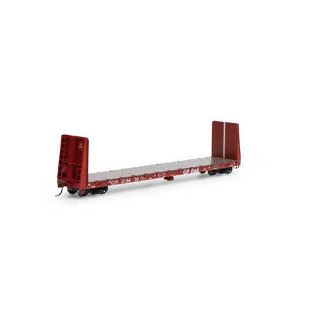 Athearn 17070 HO, 60' Bulkhead Flat Car, Canadian Pacific, CPI, 316410 - House of Trains