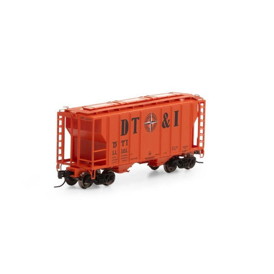 Athearn 17248 N, PS 2600 2 - Bay Covered Hopper, DTI, 11101 - House of Trains