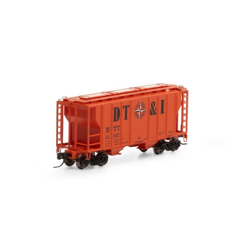 Athearn 17249 N, PS 2600 2 - Bay Covered Hopper, DTI, 11107 - House of Trains