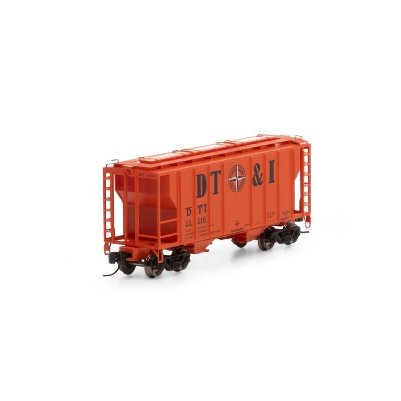 Athearn 17250 N, PS 2600 2 - Bay Covered Hopper, DTI, 11116 - House of Trains