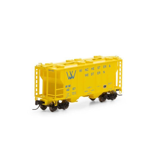 Athearn 17255 N, PS 2600 2 - Bay Covered Hopper, WW, 4007 - House of Trains