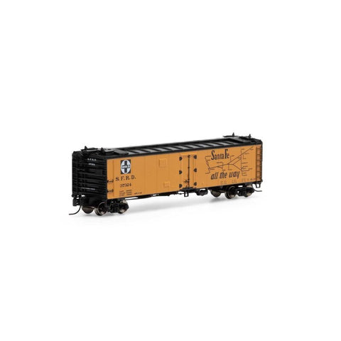 Athearn 18076 N Scale, 50' Ice Bunker Reefer, SFRD, 37324 - House of Trains