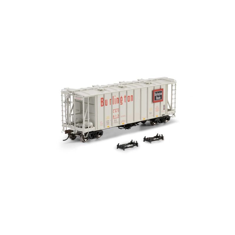 Athearn 2131 HO, 40' 2600 CF Airslide Covered Hopper, Early, Chicago Burlington Quincy, 813 - House of Trains