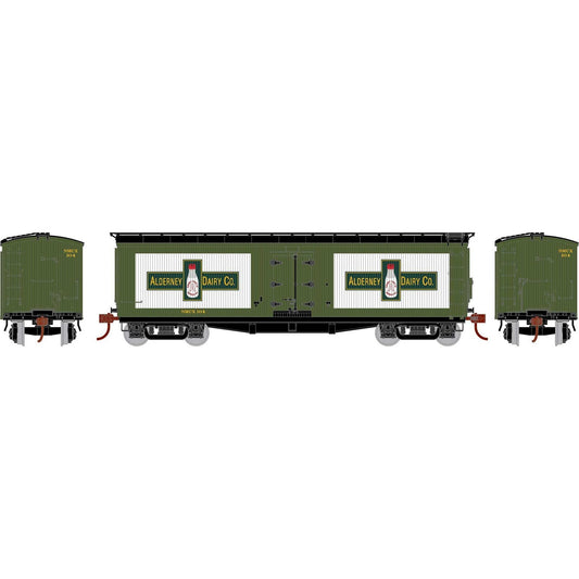 Athearn 24034 N, 40' Pfaudler Wood Milk Car, Alderney Dairy, NMCX, 104 - House of Trains