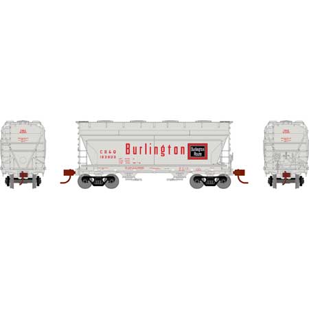 Athearn 24663 N, ACF 2970 2 - Bay Centerflow, Burlington Route, CBQ, 183951 - House of Trains