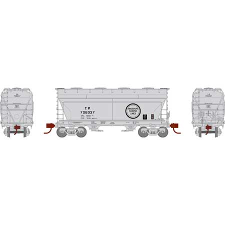 Athearn 24672 N, ACF 2970 2 - Bay Centerflow, Missouri Pacific, TP, 706037 - House of Trains