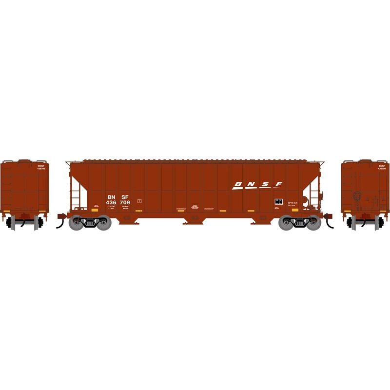Athearn 2483 HO, FMC 4700 Covered Hopper, BNSF 436709 - House of Trains