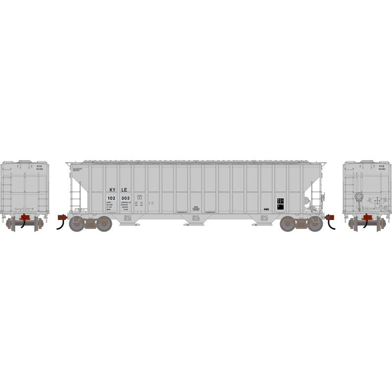 Athearn 2491 HO, FMC 4700 Covered Hopper, KYLE 102303 - House of Trains