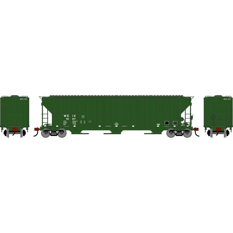 Athearn 2495 HO, FMC 4700 Covered Hopper, WEIX 1007 - House of Trains