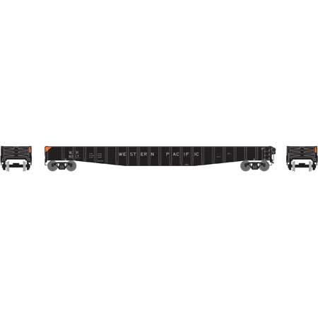 Athearn 28235 HO, 65' Mill Gondola, Western Pacific, WP, 9017 - House of Trains