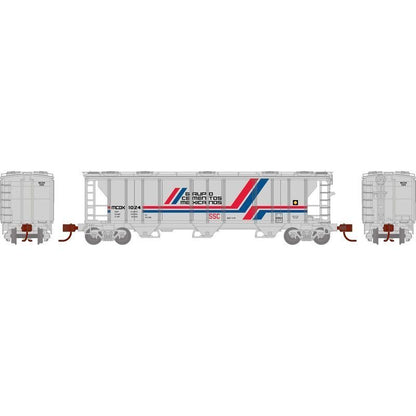 Athearn 28355 N, PS 2893 Covered Hopper, MCDX, 1024 - House of Trains